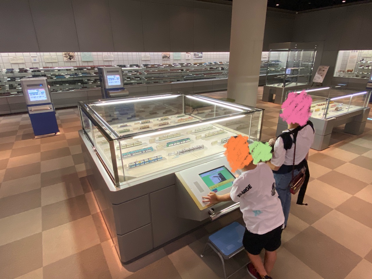 ヌマジ交通ミュージアム(広島市交通科学館)の電車模型展示